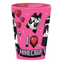 minecraft lányos műanyag pohár