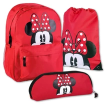 minnie egeres iskolatáska szett