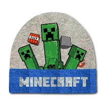 minecraftos sapka creeperes őszi-téli sapka