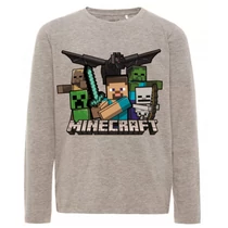 minecraftos gyerekruházat póló