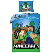 Minecraftos gyerek ágyneműhuzat