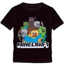 Minecraft Steve and Monsters kid T-shirt