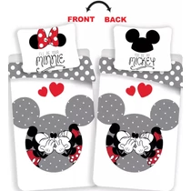 Minnie&Mickey Be Mine cotton bed linen