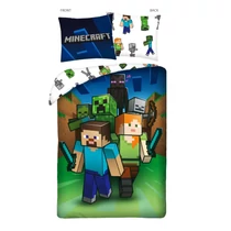 Minecraft ágynemű szett Steve és Alex