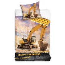 eszkavátoros markolós munkagépes ágynemű