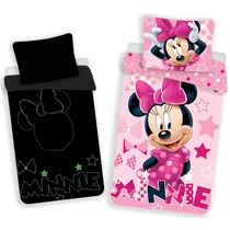 Minnie Mouse glowing cotton bed linen