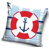 Ahoy vasmacska párnahuzat 40x40cm