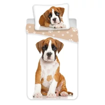 Cute Boxer cotton bed linen