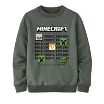 minecraftos pulóver gyerekeknek