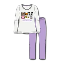 minecraft pizsama lányos