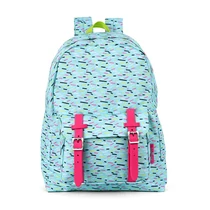 Turquoise ergonomic school bag