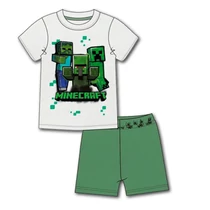 minecraft nyári pizsama szett gyerekeknek