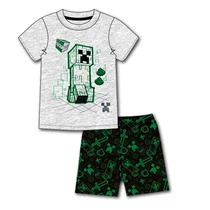 minecraft nyári pizsama szett gyerekeknek