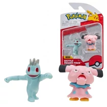 pokémon harci figurák két darabos szett clip n go