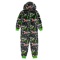 minecraft kezeslábas gyerek pizsama overáll