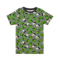 Minecraft grey Skins T-shirt