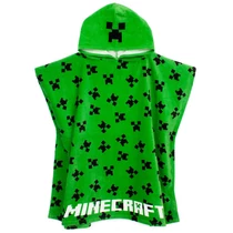 Minecraft poncsó strandlepedő törölköző