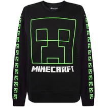 Minecraft Creeper black cotton pullover