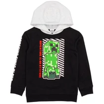 Minecraftos kapucnis pulóver gyerekeknek