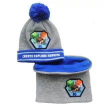 Minecraft sapka körsál szett