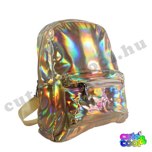 Hologram gold bag