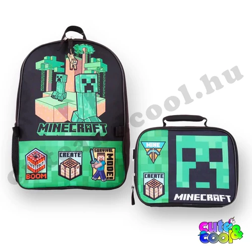 minecraft iskolatáska felsősöknek és alsósoknak egyaránt