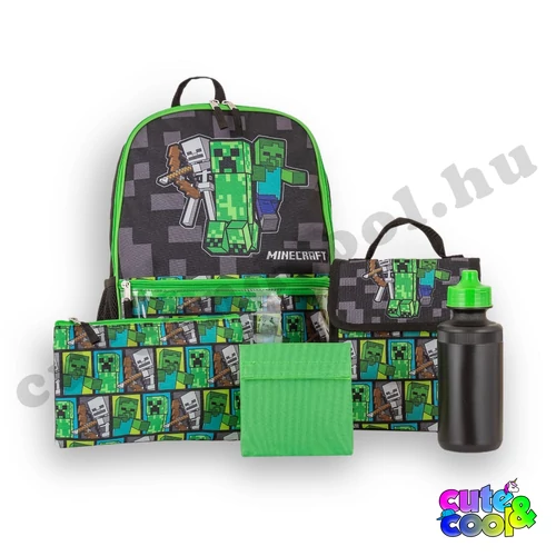 minecraft iskoltáska szett