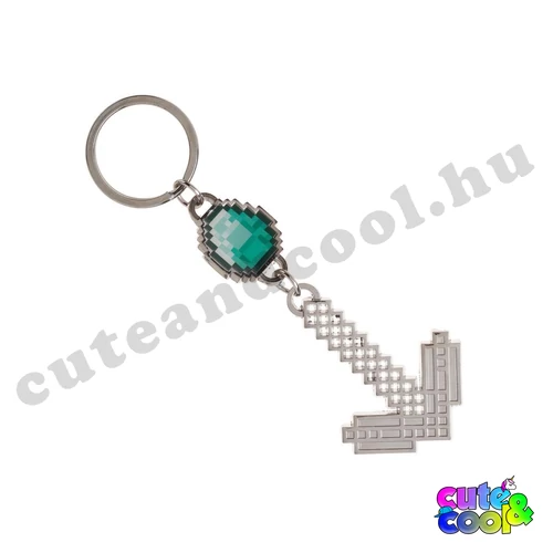 Minecraft Csákány kulcstartó