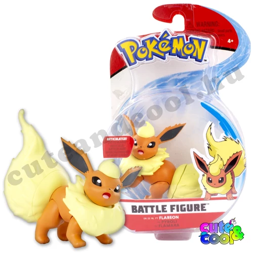 flareon pokémon harci figura játék