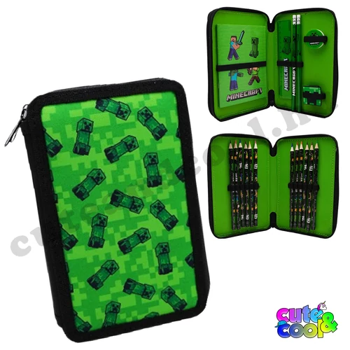 minecraftos töltött emeletes tolltartó