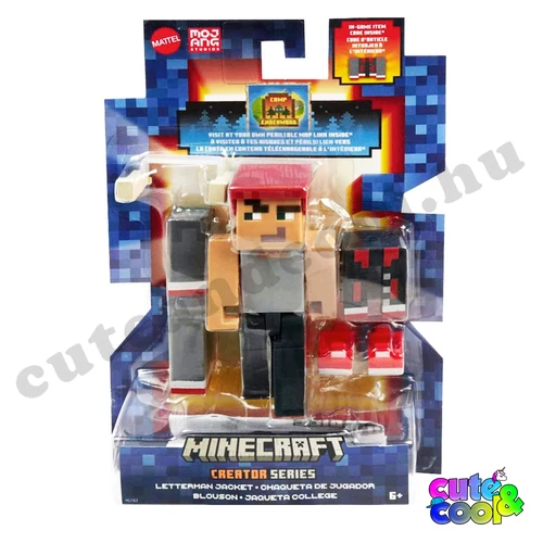 Minecraft műanyag játékfigura
