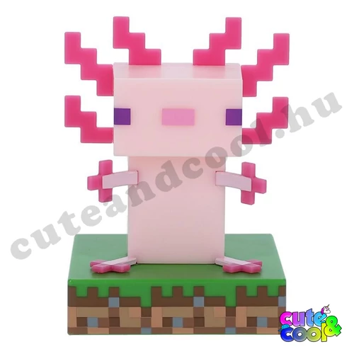 minecraft axolotl hangulatfény