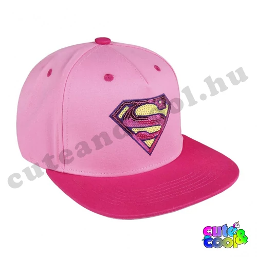Superman női flitteres pink snapback sapka