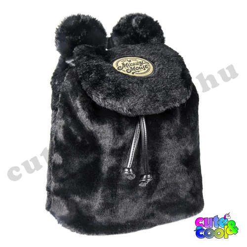 Disney Mickey Mouse black plush bag
