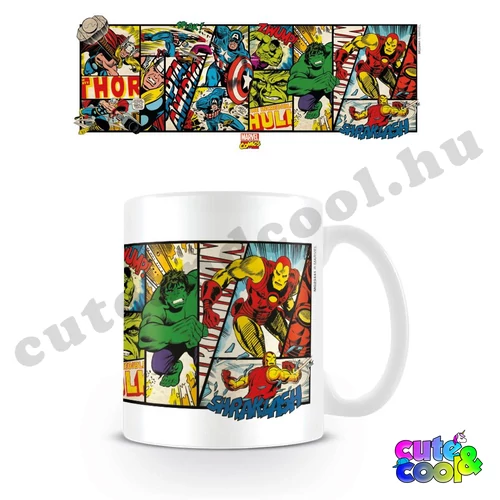 Marvel Hősök retró bögre