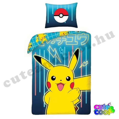 pokémon pikachu ágyneműhuzat szett