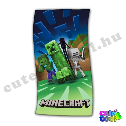 minecraftos gyerek törölköző