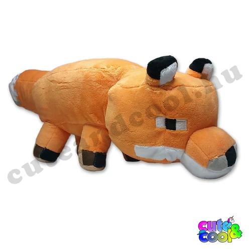 minecraft róka plüss figura