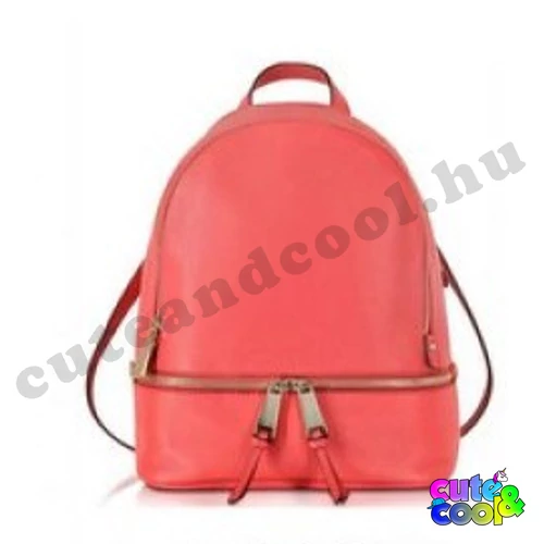 Mini női hátizsák - korall