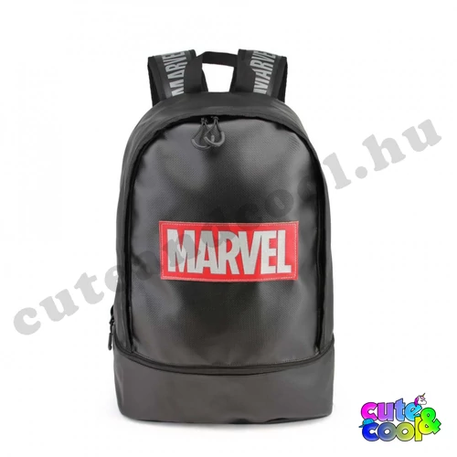 Marvel USB charge black school bag