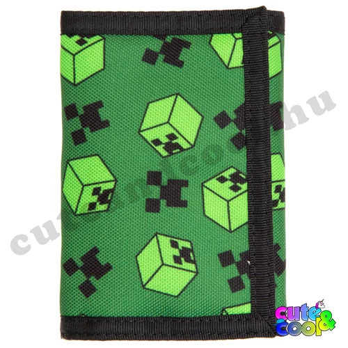 Minecraft black-green Creeper wallet