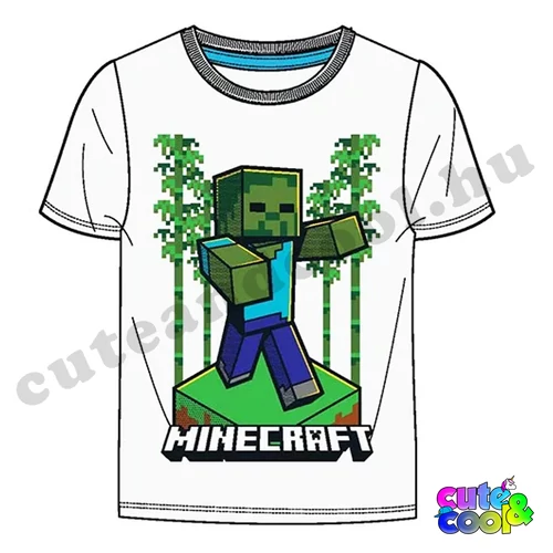 minecraft rövid gyerek póló