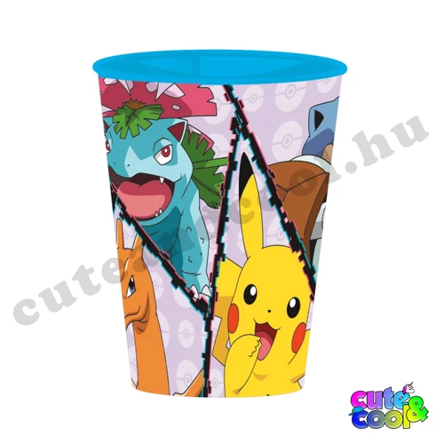 pokémonos műanyag gyerekpohár