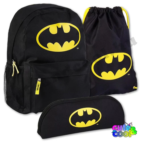 batmanes iskolatáska szett