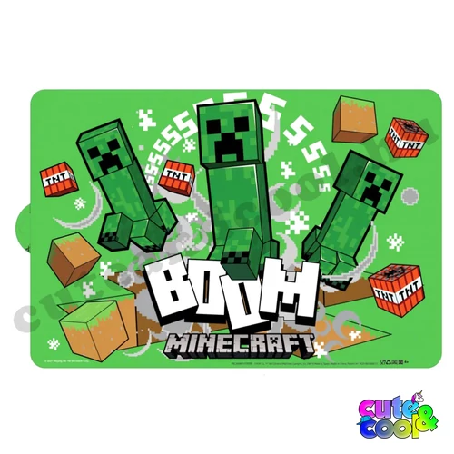 minecraftos tányéralátét