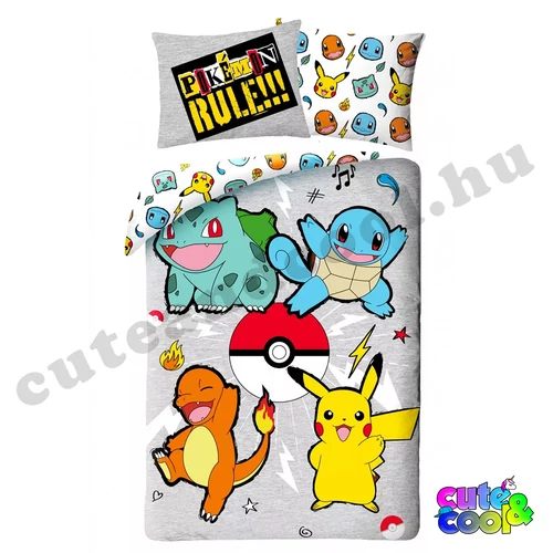 pokémonos kétrészes ágyneműhuzat