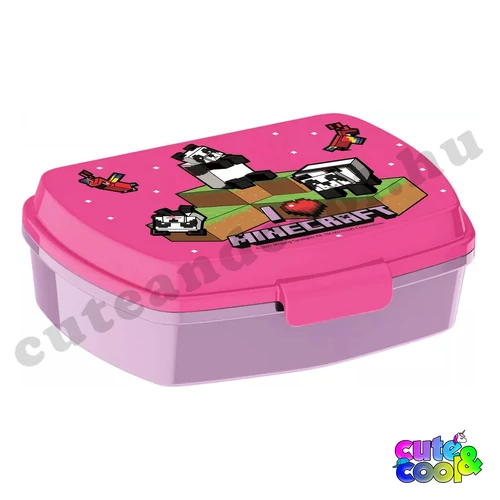 lányos minecraftos uzsonnásdoboz ajándéktárgy