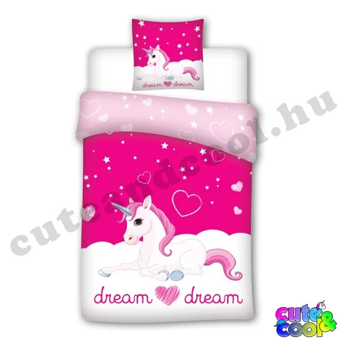 cuki unikornis ágyneműhuzat