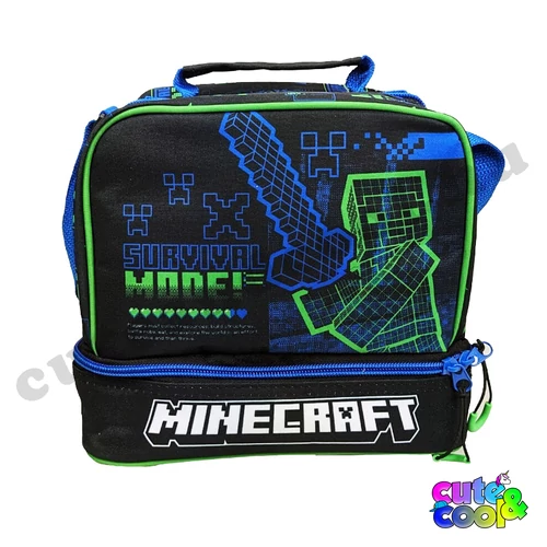 minecraft uzsonnás táska
