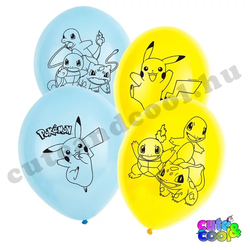 pokémonos lufik léggömb csomag